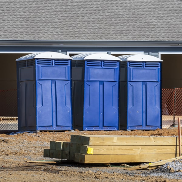 do you offer hand sanitizer dispensers inside the portable toilets in Tomales